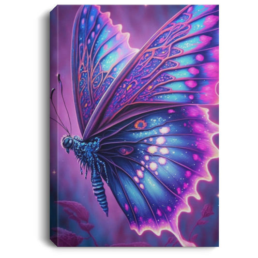 Glowing Butterfly Canvas