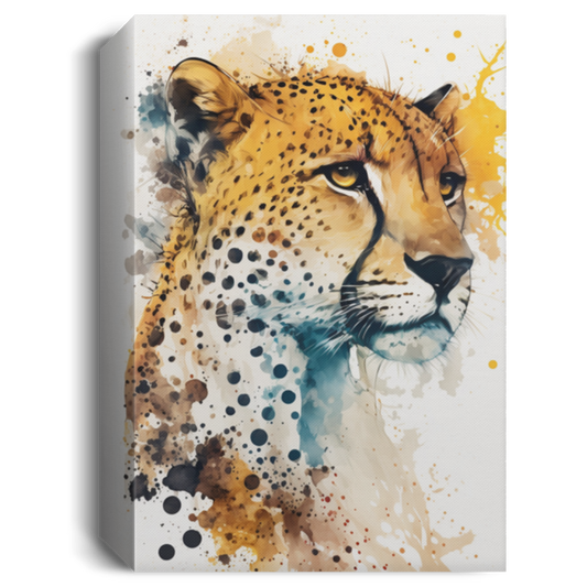 Watercolor Cheetah Canvas