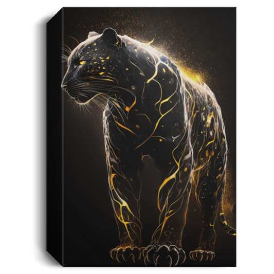 Gold Panther Canvas
