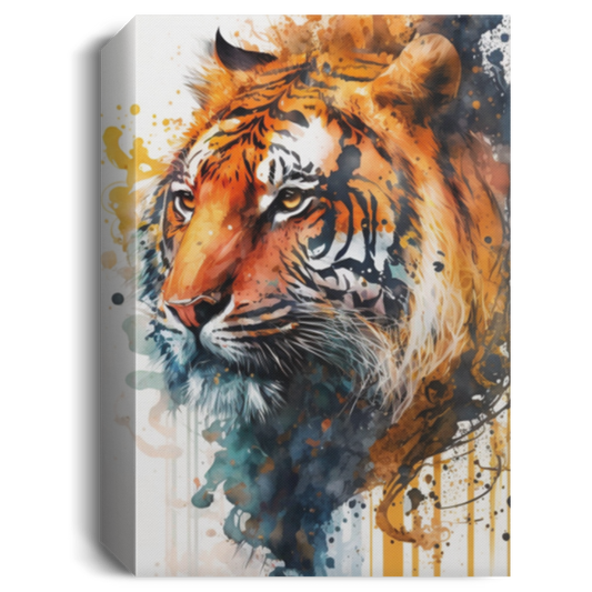 Watercolor Tiger Canvas