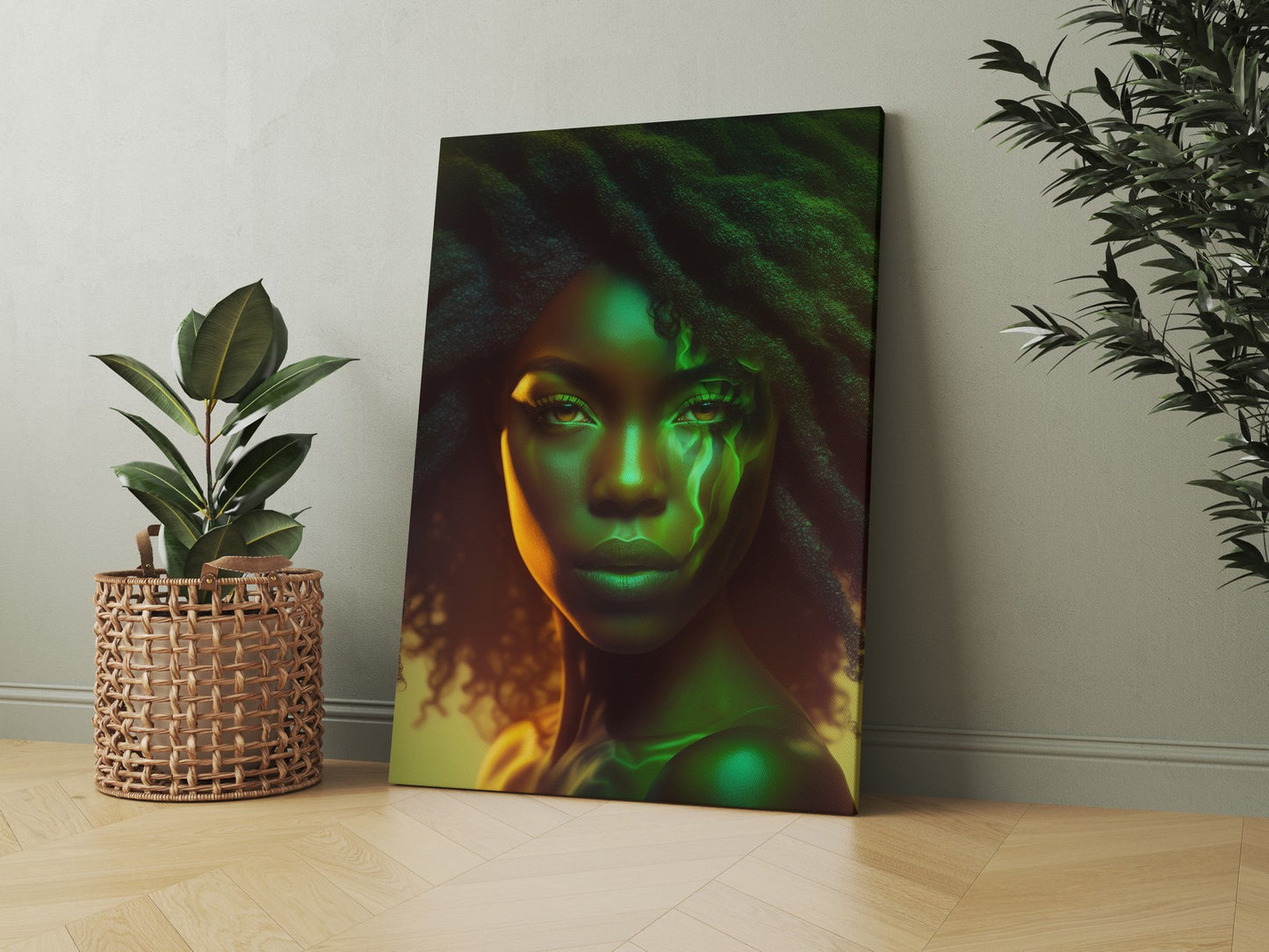 Green Goddess Canvas