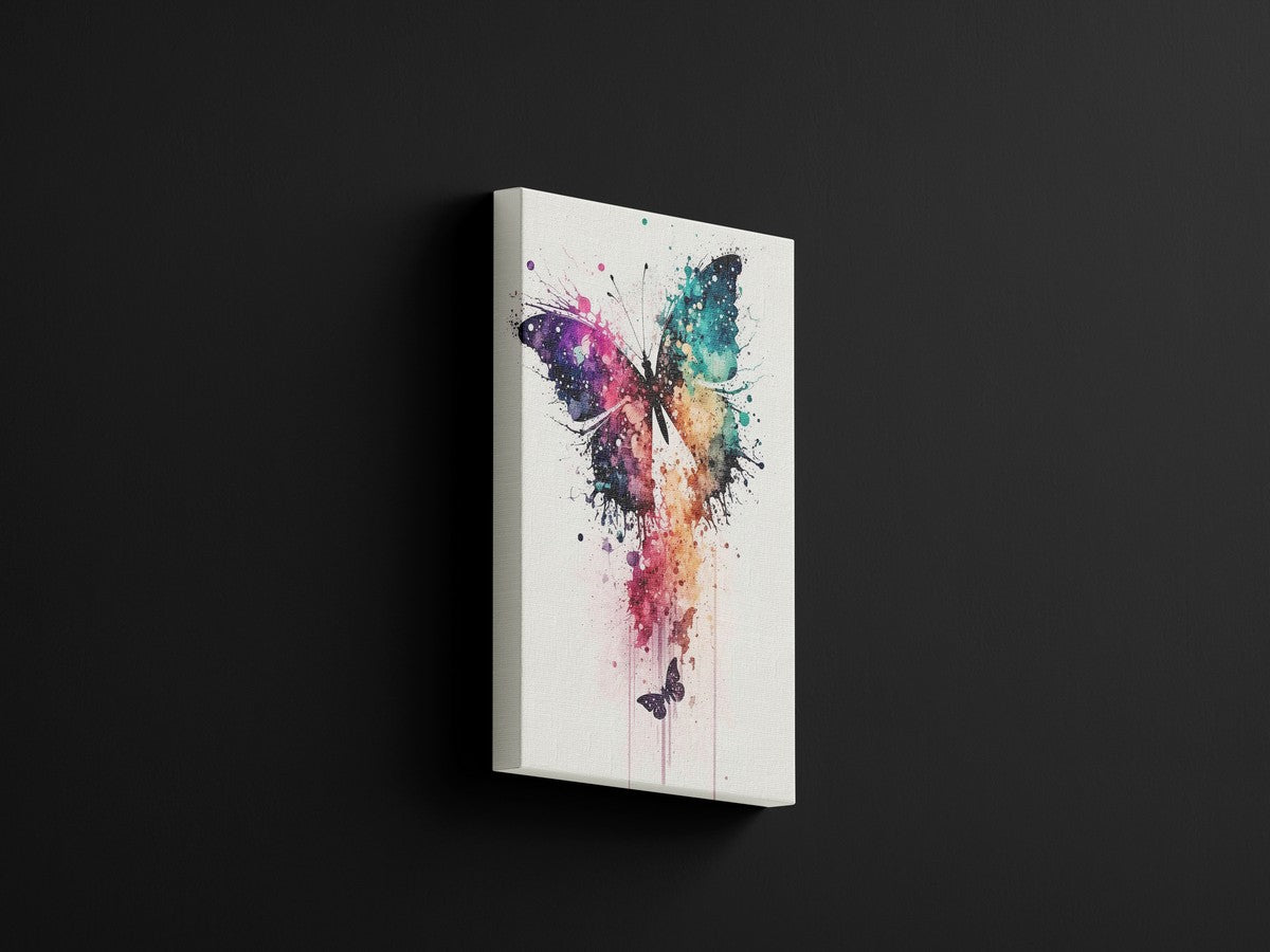 Watercolor Butterfly Canvas
