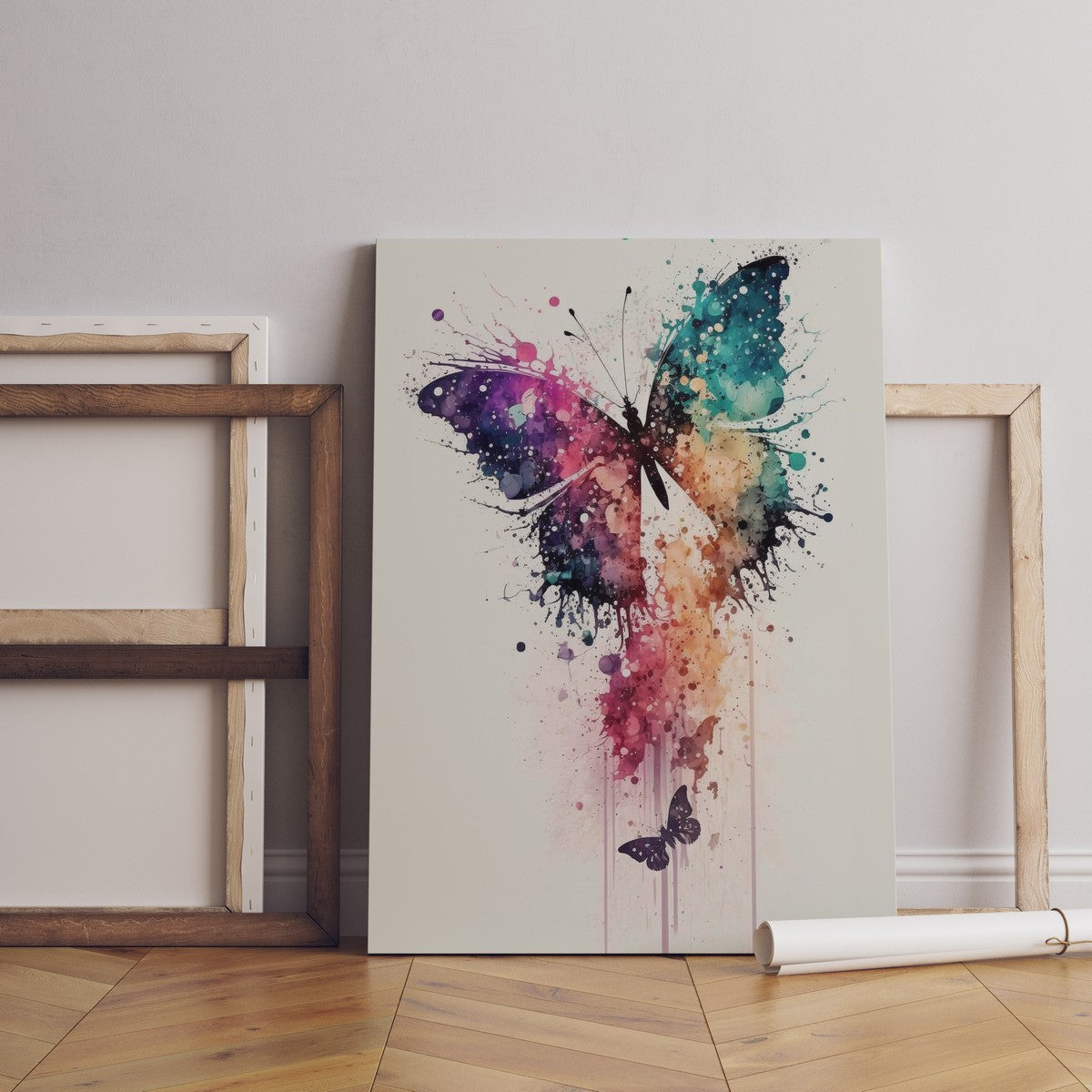 Watercolor Butterfly Canvas